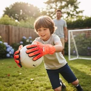 Puma Future Play Çocuk NC Kaleci Eldiveni 04212801 - Kırmızı - 6