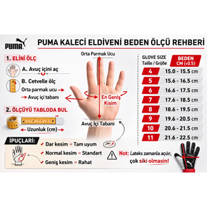 Puma Future Play NC Kaleci Eldiveni 04212501 - Kırmızı - 11