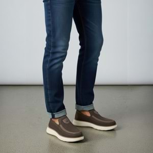 Erkek Triko Eva Günlük Ayakkabı K-504026 - Kahve - 41