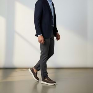 Erkek Triko Eva Günlük Ayakkabı K-504026 - Kahve - 41