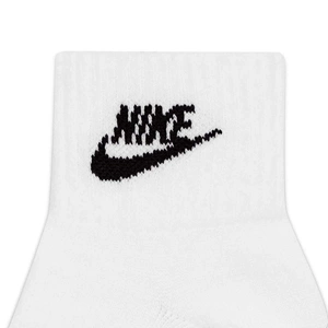 Nike Sportswear Everyday Essential Unisex Beyaz Günlük Stil Çorap DX5074-101 - Beyaz - 46/50