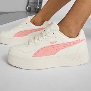 Puma Kadın Court Lally Skye Spor Ayakkabı 40036804 - Bej-Pembe - 38