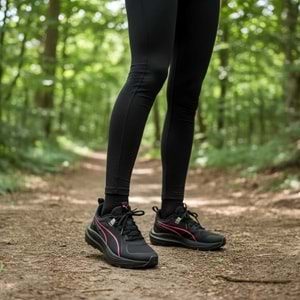 Puma Flare Pro Trail Kadın Spor Ayakkabı 31173216 - Siyah-Pembe - 37