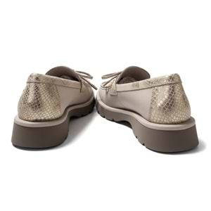 Mammamia Kadın Casual Deri Ayakkabı 3805 - Gri - 38