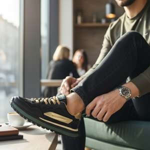 Erkek Premium Casual Spor Ayakkabı 6239 - Siyah - 43