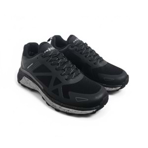 M.P Erkek Water Resistans Trekking Spor Ayakkabı SG6108 - Siyah-Gri - 43