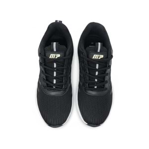 M.P Unisex Örgü Spor Ayakkabı 251-2301 - Siyah-Beyaz - 38