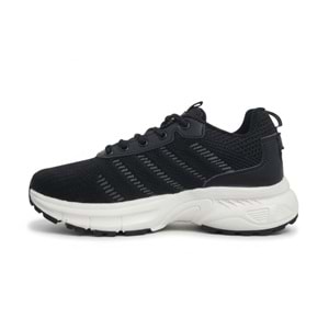 M.P Unisex Örgü Spor Ayakkabı 251-2301 - Siyah-Beyaz - 40