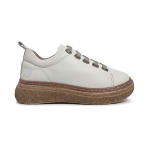 Kadın Deri Casual Günlük Ayakkabı 7750-LX - Krem - 37