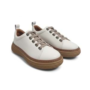 Kadın Deri Casual Günlük Ayakkabı 7750-LX - Krem - 37