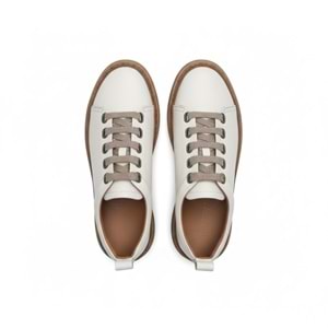 Kadın Deri Casual Günlük Ayakkabı 7750-LX - Krem - 37