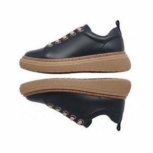 Kadın Deri Casual Günlük Ayakkabı 26YA-7750-LX - Siyah - 38