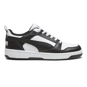 Puma Rebound V6 Low Erkek Spor Ayakkabı 40638801 - Siyah-Beyaz - 41
