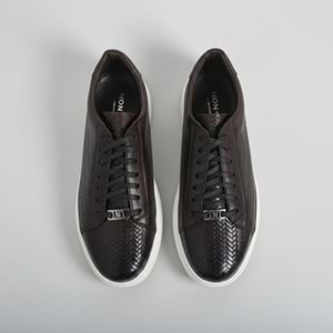 Nordhan Erkek Deri Günlük Rahat Ayakkabı 16331 - Kahve - 41