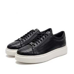 Nordhan Erkek Deri Günlük Rahat Ayakkabı 16330 - Siyah - 41