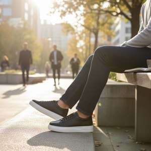 Nordhan Erkek Deri Günlük Rahat Ayakkabı 16330 - Siyah - 41