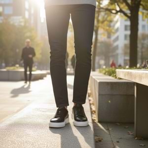 Nordhan Erkek Deri Günlük Rahat Ayakkabı 16330 - Siyah - 41