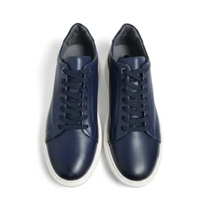 Erkek Deri Comfort Casual Ayakkabı L-18661 - Lacivert - 42