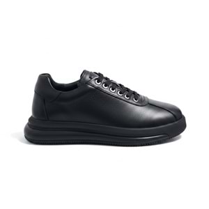 Erkek Deri Casual Sneaker Ayakkabı 20031 - Siyah - 43