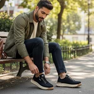 Bulldozer Erkek Comfort Günlük Ayakkabı 261437 - Siyah - 42