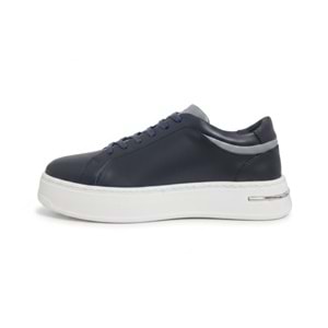 Erkek Deri Casual Ayakkabı 26031 - Lacivert - 40