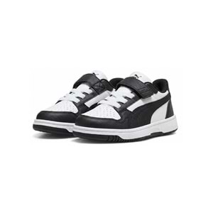 Puma Reb-L AC+ Çocuk Spor Ayakkabı 39899501 - Siyah-Beyaz - 28