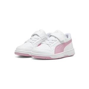Puma Reb-L AC+ Çocuk Spor Ayakkabı 39899509 - Beyaz-Pembe - 30