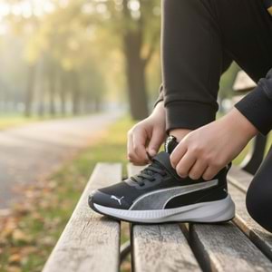 Puma Flyer 3 AC+ Çocuk Spor Ayakkabı 40152701 - Siyah - 31