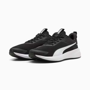 Puma Flyer Lite 4 Unisex Spor Ayakkabı 313499 01 - Siyah-Beyaz - 40