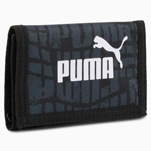 Puma Phase AOP Grafik Desenli Cüzdan 054758 17 - Siyah - STANDART