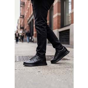 Erkek Deri Casual Ayakkabı 24297 - Siyah - 41
