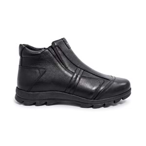 Erkek Deri Casual Bot 24113 - Siyah - 40