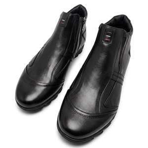 Erkek Deri Casual Bot 24113 - Siyah - 40