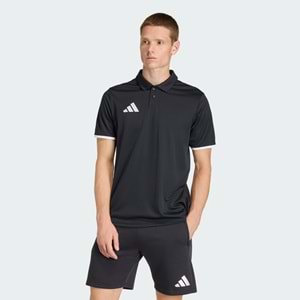 Adidas Erkek Polo Yaka Tshirt JR6660 - Siyah - L