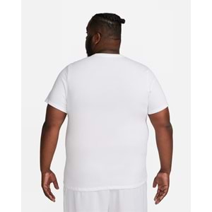 Nike Erkek Fitness Tshirt AR6029-100 - Beyaz - L