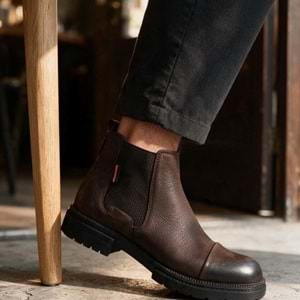 Erkek Casual Nubuk Deri Bot 270004 - Kahve - 41