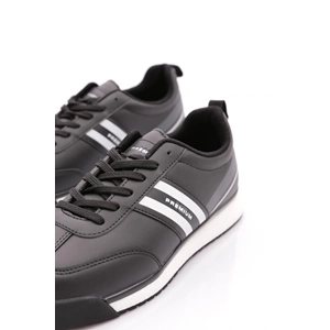 M.P Erkek Jogging Spor Ayakkabı 251-2838 - Siyah-Beyaz - 40