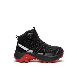 Çocuk Outdoor Bilek Makaralı Waterproof Ayakkabı 271793E-1 - Siyah-Kırmızı - 32