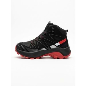 Çocuk Outdoor Bilek Makaralı Waterproof Ayakkabı 271793E-1 - Siyah-Kırmızı - 32