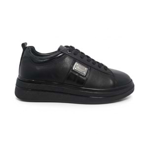 Erkek Deri Premium Casual Ayakkabı 24152 - Siyah - 40