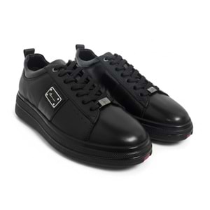 Erkek Deri Premium Casual Ayakkabı 24152 - Siyah - 40