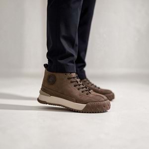 Erkek Deri Casual Bot 260014 - Vizon Nubuk - 40