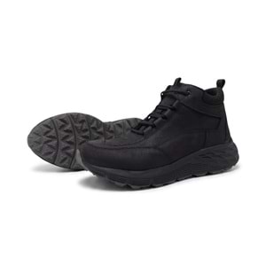 Erkek Deri Comfort Bot 250058 - Siyah - 40