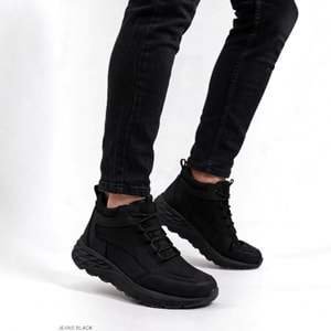 Erkek Deri Comfort Bot 250058 - Siyah - 40