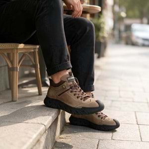 Erkek Deri Comfort Bot 230003 - Vizon - 41