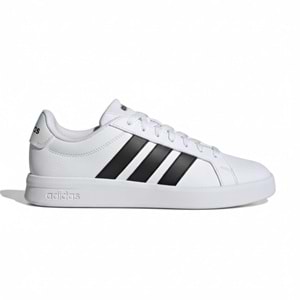 Adidas Grand Court Base 3.0 Erkek Spor Ayakkabı JR4613 - Beyaz-Siyah - 40