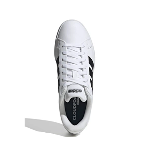 Adidas Grand Court Base 3.0 Erkek Spor Ayakkabı JR4613 - Beyaz-Siyah - 40