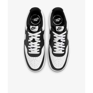 Nike Court Vision Lo Erkek Spor Ayakkabı HM9862-001 - Siyah-Beyaz - 41