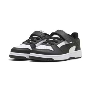 Rebound Slam Lo AC+ PS Çocuk Spor Ayakkabı 40829301 - Siyah-Beyaz - 30