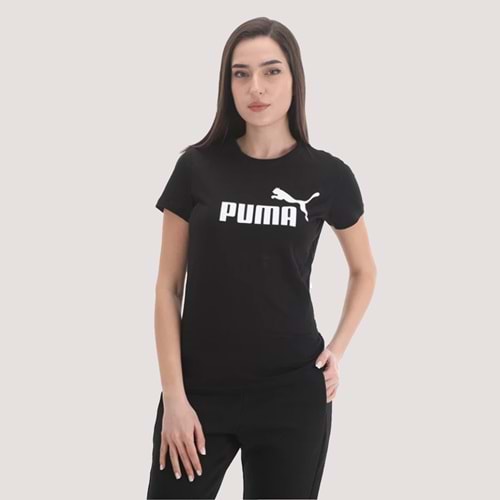 Ess Logo Tee Unisex Tshirt - Siyah - L